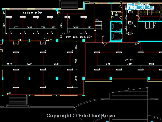 thiết kế điện,điện nhà công vụ,nhà công vụ Hòa Bình